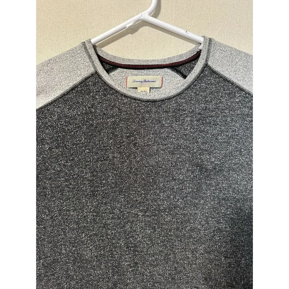 Tommy Bahama Men's Light Weight Sweater Gray Long Sleeve  Size‎ XL